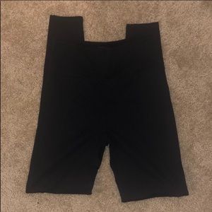 NWOT SPANX Black Shaping Leggings L